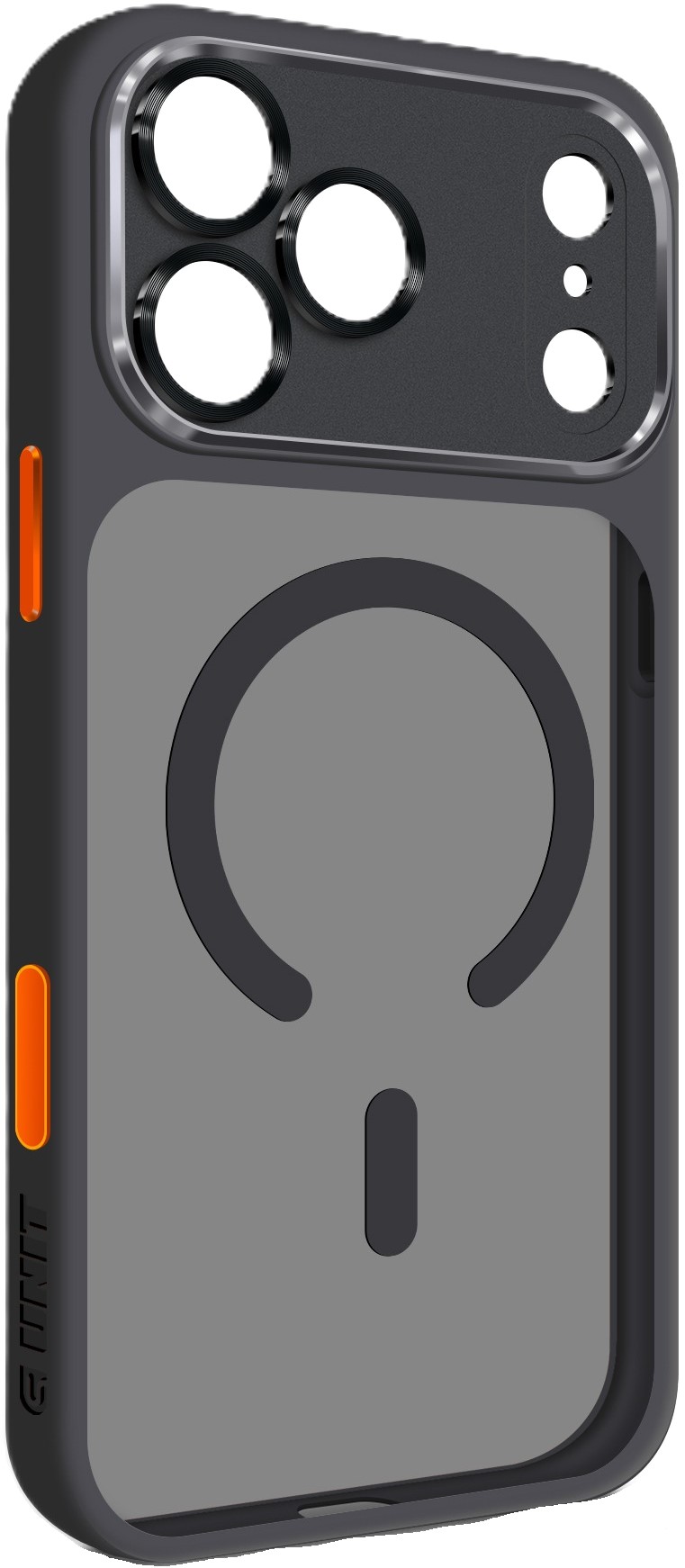 Чохол для смартфону Armorstandart Unit-C MagCase SE for Apple iPhone 17 Pro Max Black Orange (ARM86322) - Фото 1