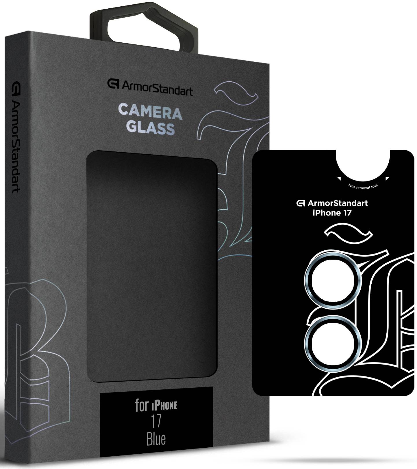 Защитное стекло для смартфона Armorstandart для камеры Supreme BI for iPhone 17 Blue (ARM86445) - Фото 1
