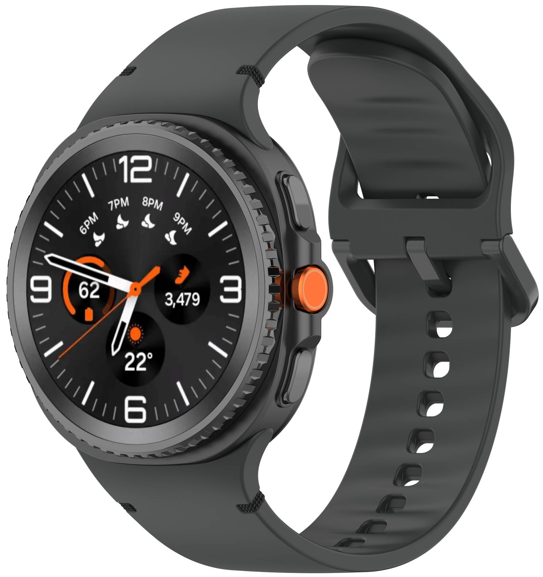 Ремінець для смарт-годинника Armorstandart for Samsung Galaxy Watch 8 / 8 Classic (20x113 mm) Dark Grey (ARM86861) - Фото 1