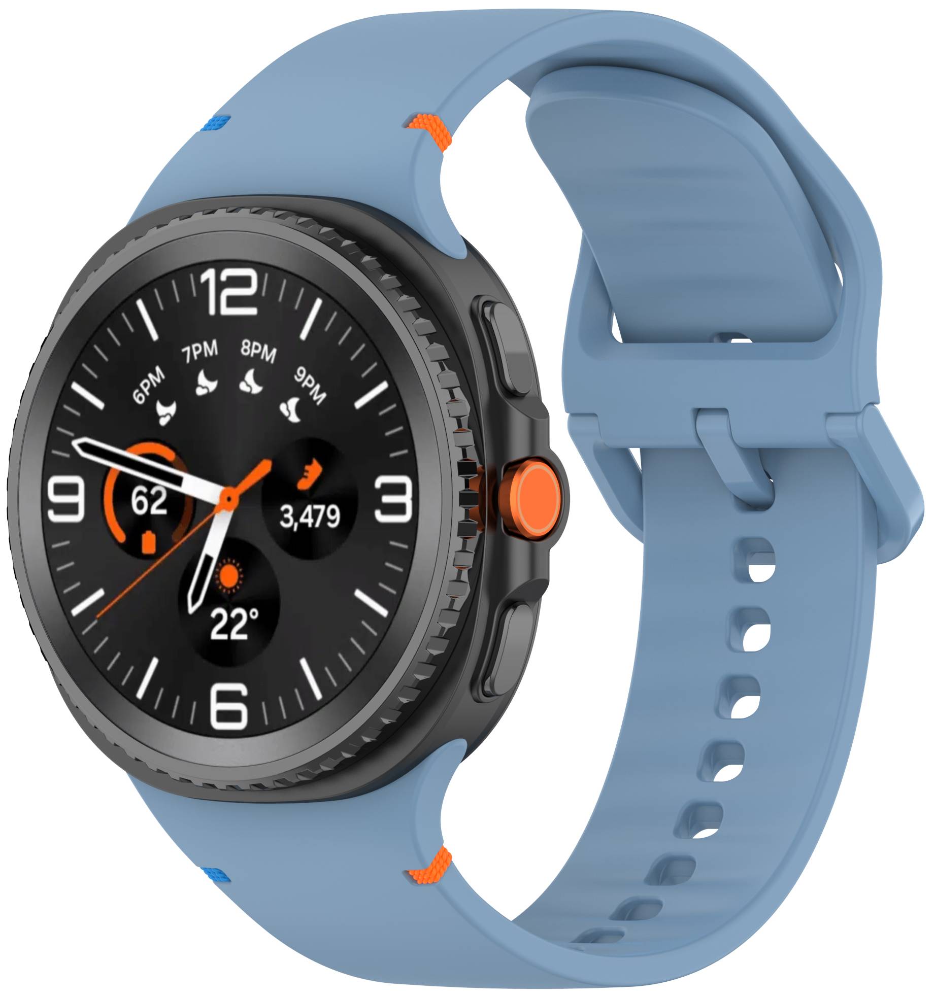 Ремінець для смарт-годинника Armorstandart for Samsung Galaxy Watch 8 / 8 Classic (20x113 mm) Light Blue (ARM86865) - Фото 1