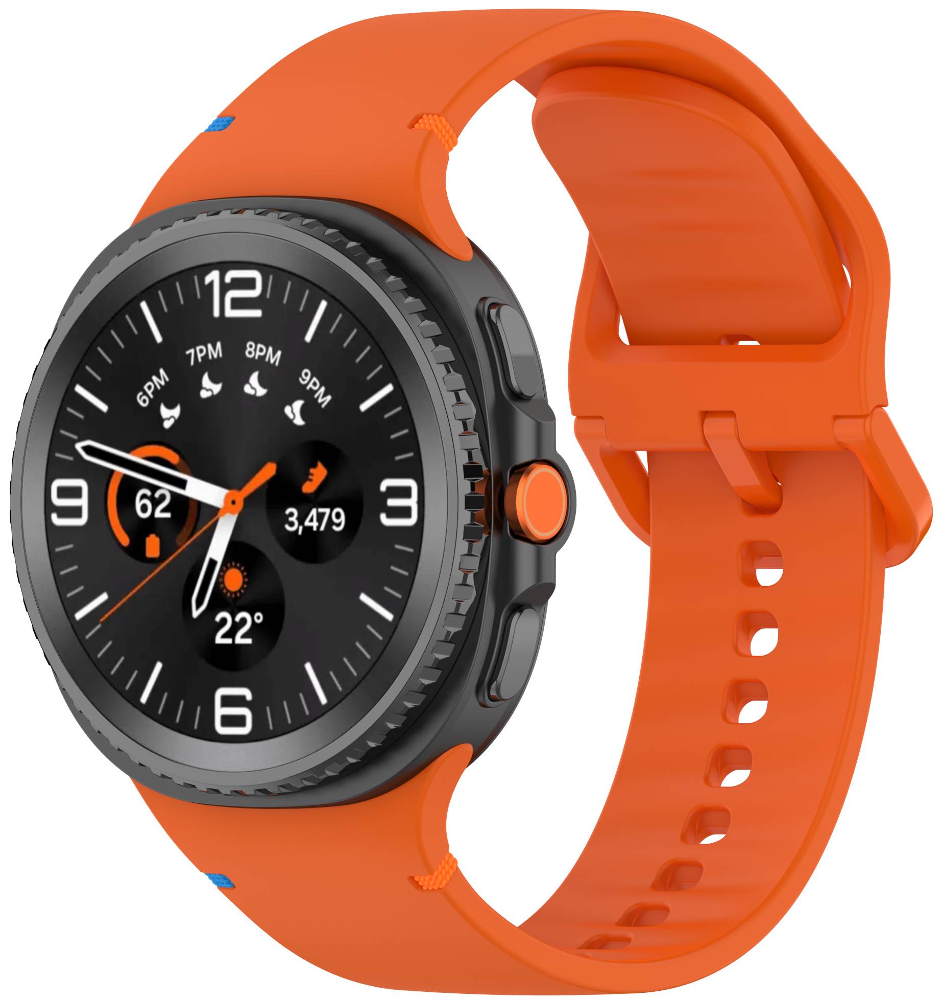 Ремінець для смарт-годинника Armorstandart for Samsung Galaxy Watch 8 / 8 Classic (20x113 mm) Orange (ARM86867) - Фото 1