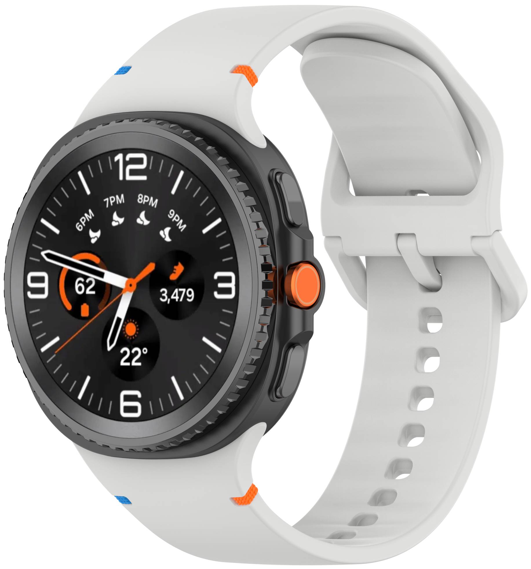 Ремінець для смарт-годинника Armorstandart for Samsung Galaxy Watch 8 / 8 Classic (22x132 mm) Light Grey (ARM86871) - Фото 1