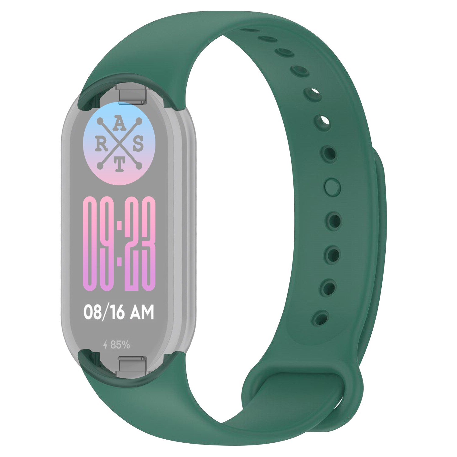 Ремешок для фитнес-браслета Armorstandart for Xiaomi Smart Band 10/9/8 Dark Green (ARM86907) - Фото 1
