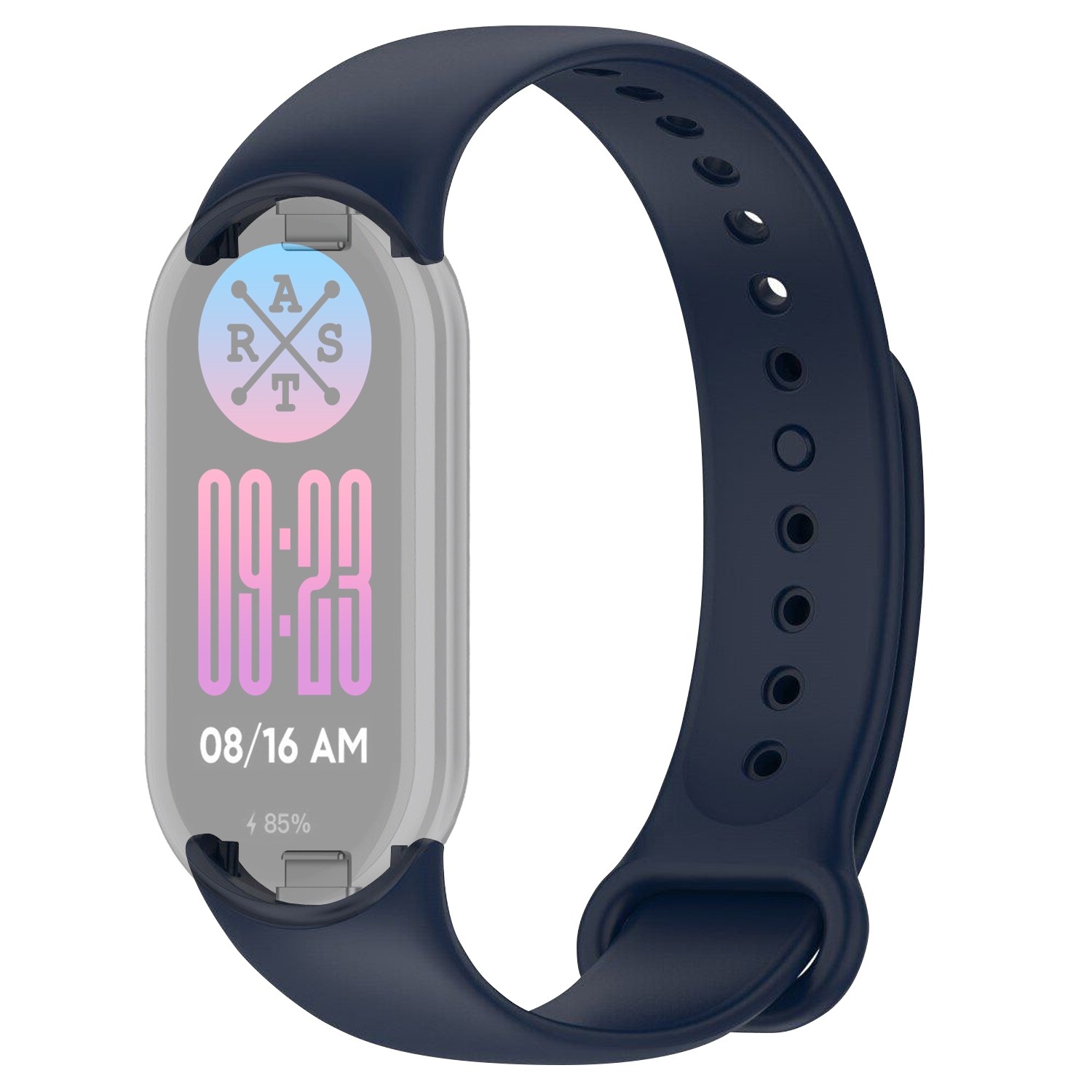 Ремешок для фитнес-браслета Armorstandart for Xiaomi Smart Band 10/9/8 Midnight Blue (ARM86909) - Фото 1
