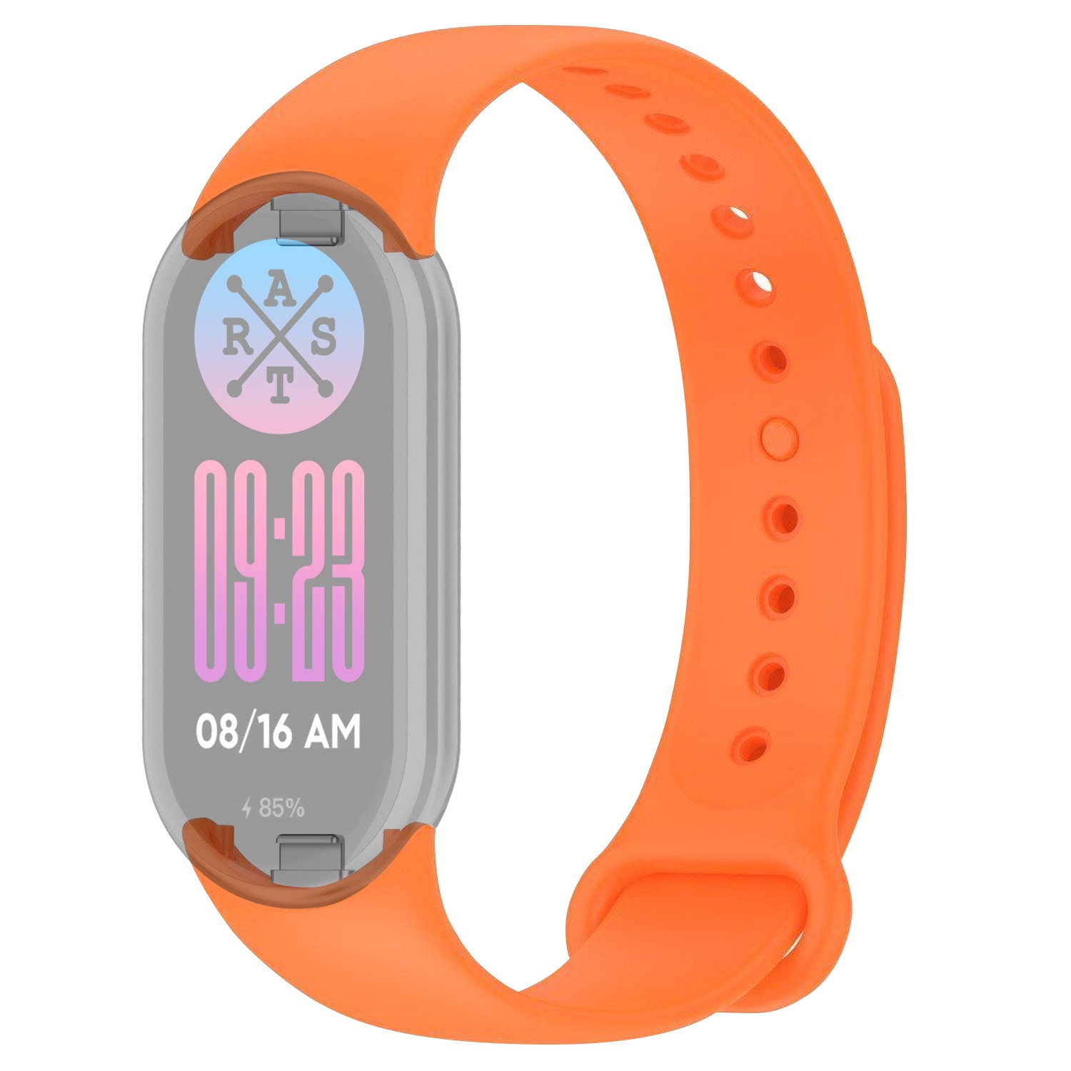 Ремешок для фитнес-браслета Armorstandart for Xiaomi Smart Band 10/9/8 Orange (ARM86911) - Фото 1
