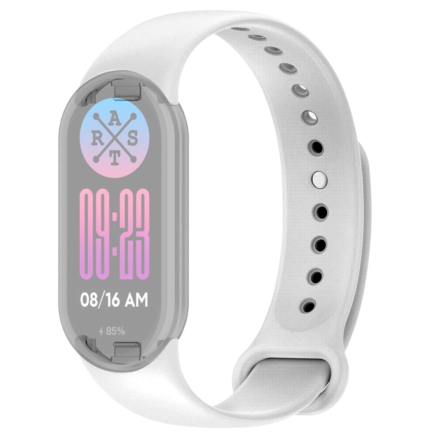 Ремешок для фитнес-браслета Armorstandart for Xiaomi Smart Band 10/9/8 White (ARM86916) - Фото 1