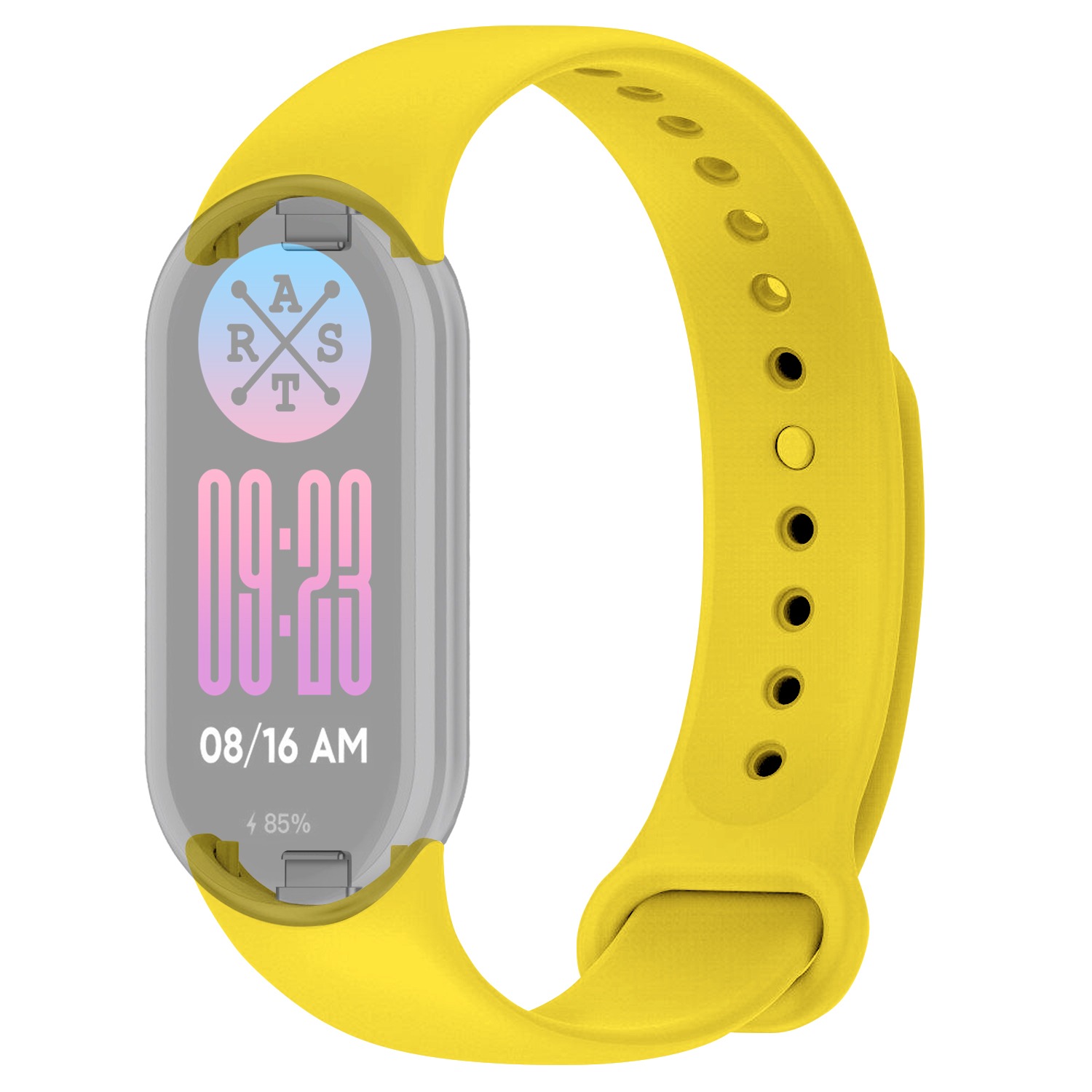 Ремешок для фитнес-браслета Armorstandart for Xiaomi Smart Band 10/9/8 Yellow (ARM86917) - Фото 1