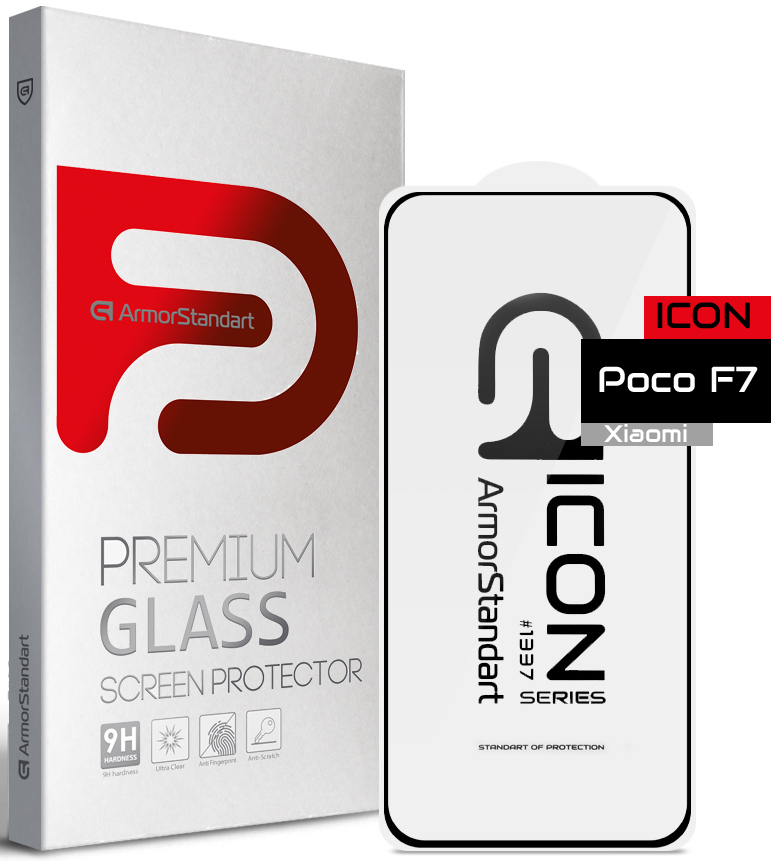 Защитное стекло для смартфона Armorstandart Icon for Xiaomi Poco F7 (ARM86918) - Фото 1