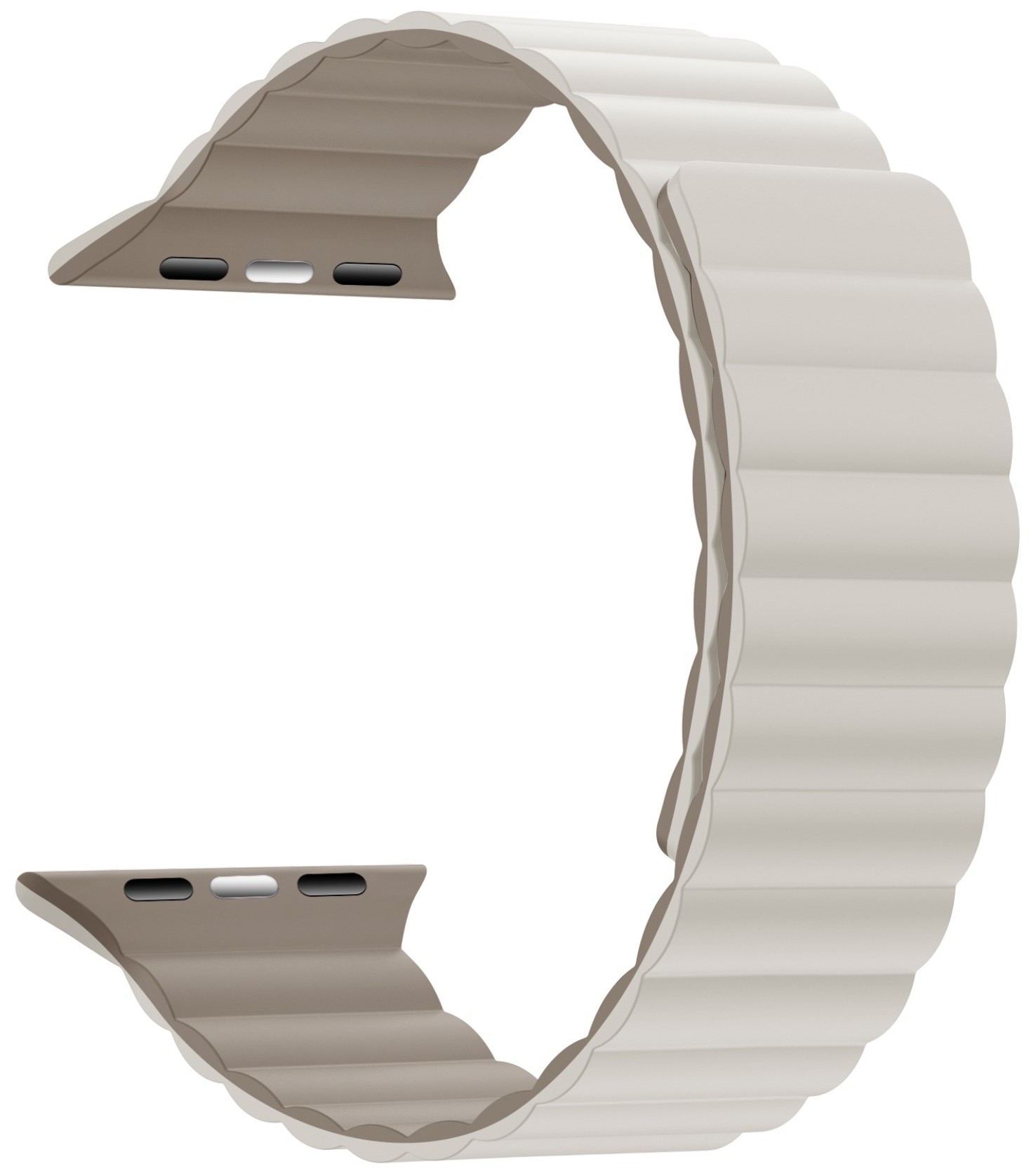 Ремешок для смарт-часов Armorstandart MagLink for Apple Watch 49/46/45/44/42 (Series 1-3) Cream Stone (ARM86939) - Фото 1