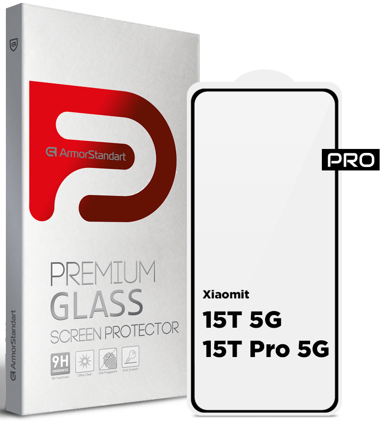 Захисне скло для смартфону Armorstandart Pro for Xiaomi 15T 5G / 15T Pro 5G (ARM86975) - Фото 1