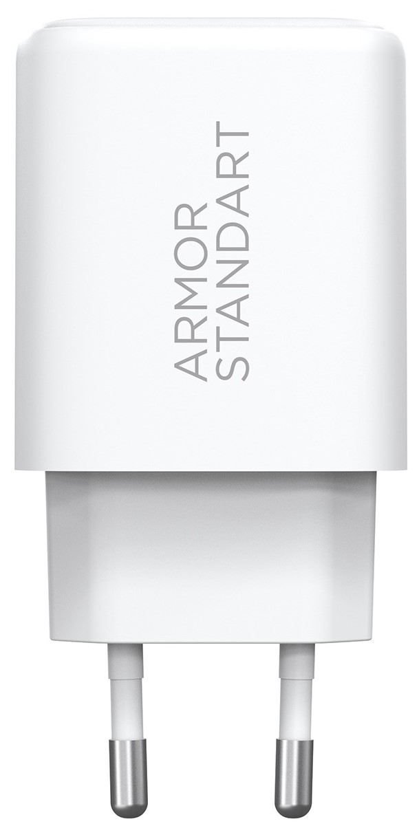 Купить Сетевое зарядное устройство Armorstandart Poweraze 20W GaN Type-C + USB-A White (ARM87066) - Фото 1 Сетевое зарядное устройство Armorstandart Poweraze 20W GaN Type-C + USB-A White (ARM87066) - Фото 1
