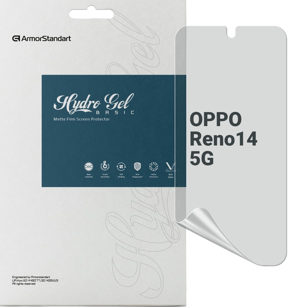Купить Защитная пленка для смартфона Armorstandart Matte for OPPO Reno14 5G (ARM87120) - Фото 1 Защитная пленка для смартфона Armorstandart Matte for OPPO Reno14 5G (ARM87120) - Фото 1