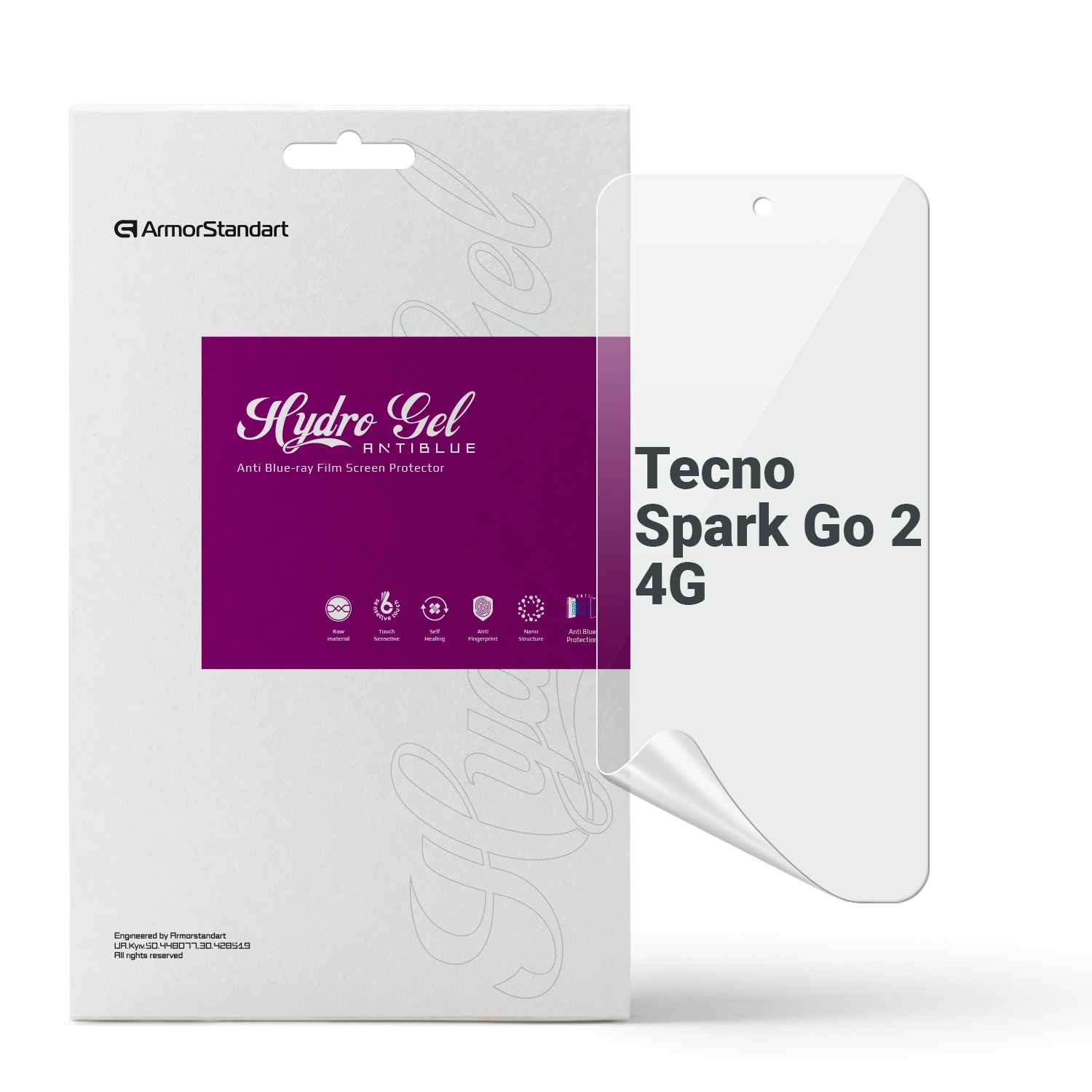 Защитная пленка для смартфона Armorstandart Anti-Blue for Tecno Spark Go 2 4G (ARM87123) - Фото 1
