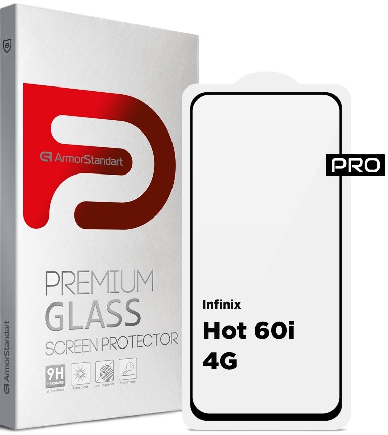 Защитное стекло для смартфона Armorstandart Pro for Infinix Hot 60i 4G (ARM87301) - Фото 1