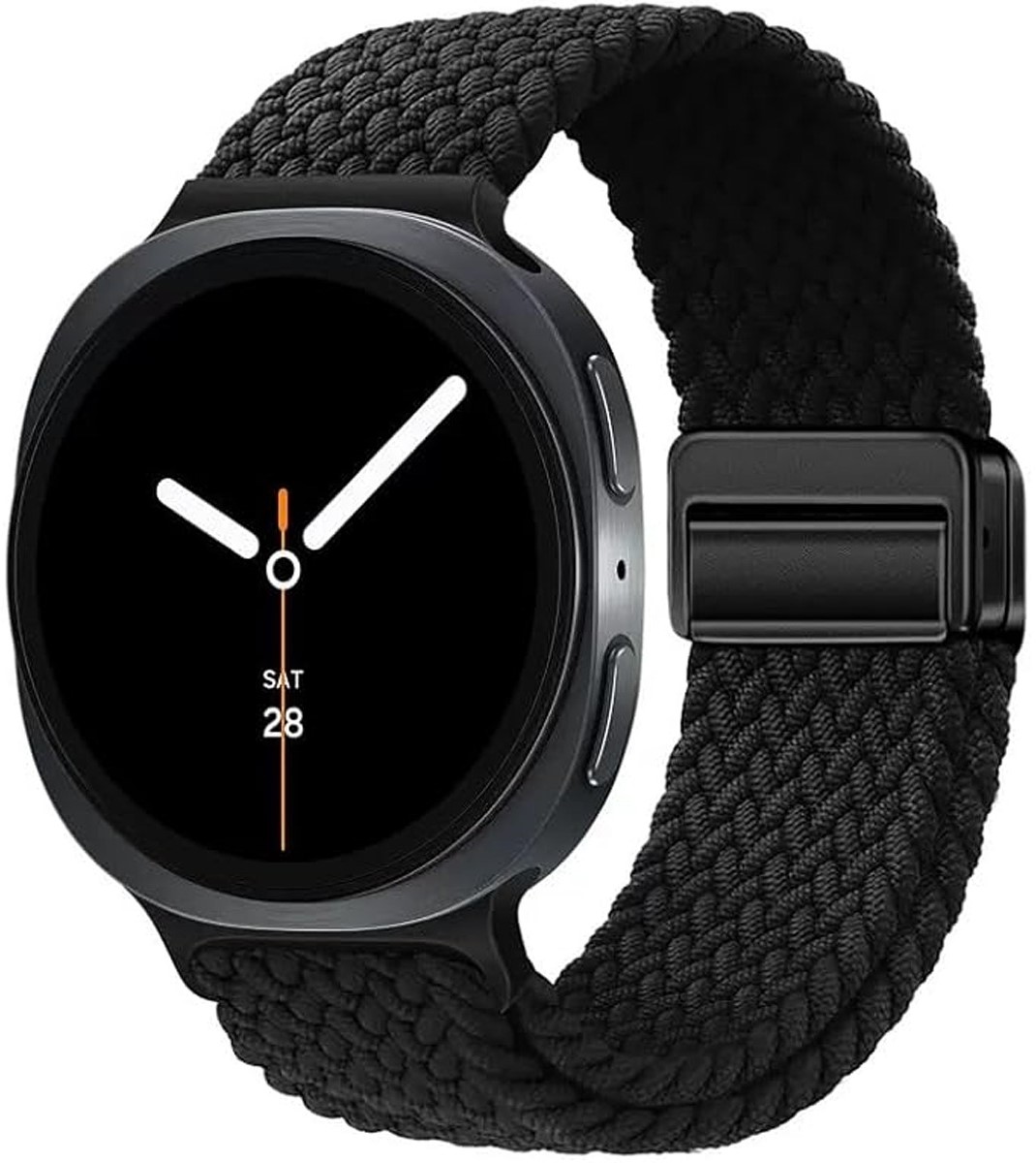 Ремешок для смарт-часов Armorstandart Braided Solo Loop for Samsung Watch 8 / 8 Classic (20x113 mm) Black (ARM87352) - Фото 1