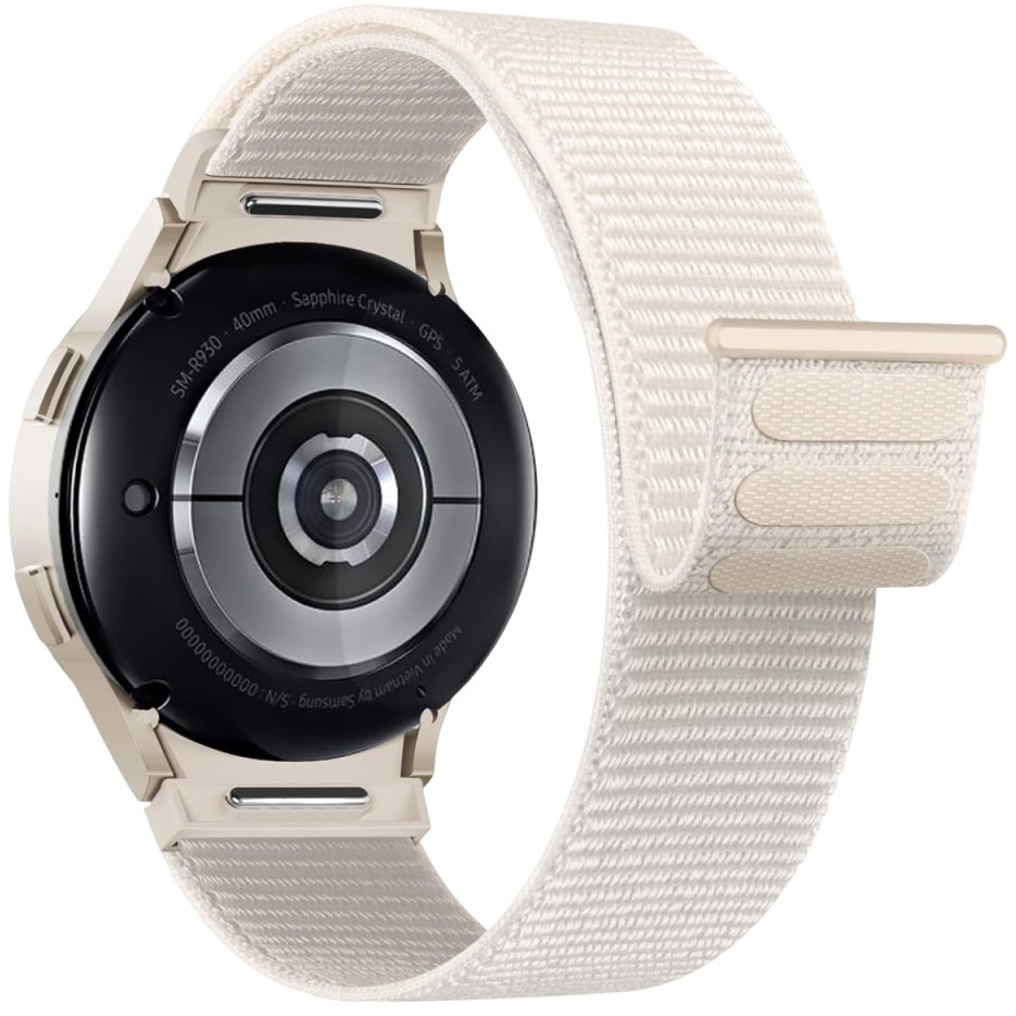 Ремешок для смарт-часов Armorstandart Nylon Band Samsung Watch 8 / 8 Classic (20x113 mm) Starlight (ARM87366) - Фото 1