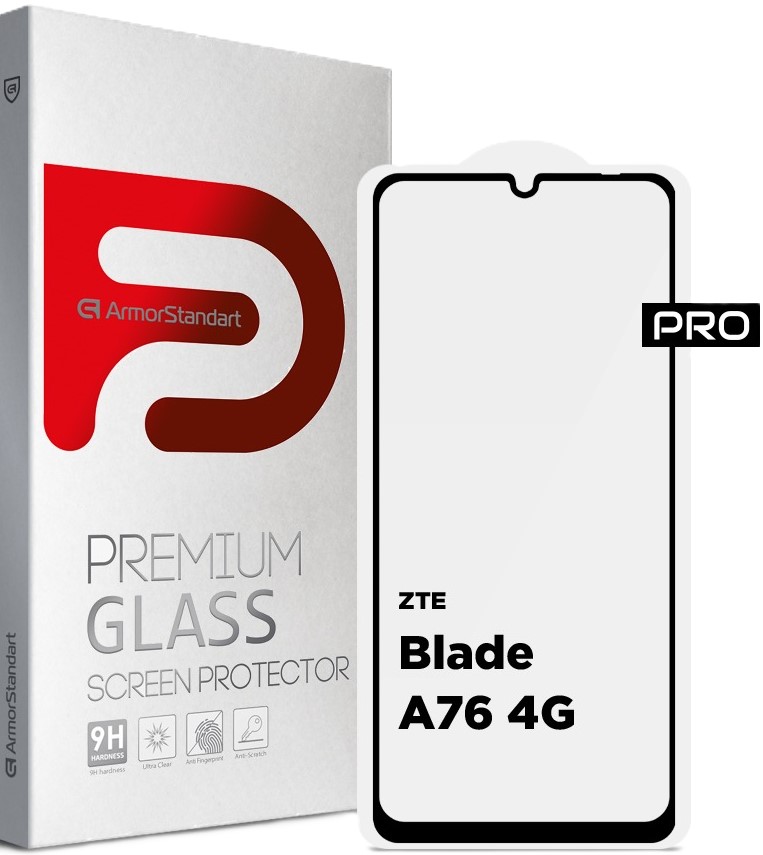 Защитное стекло для смартфона Armorstandart Pro for ZTE Blade A76 4G (ARM87520) - Фото 1