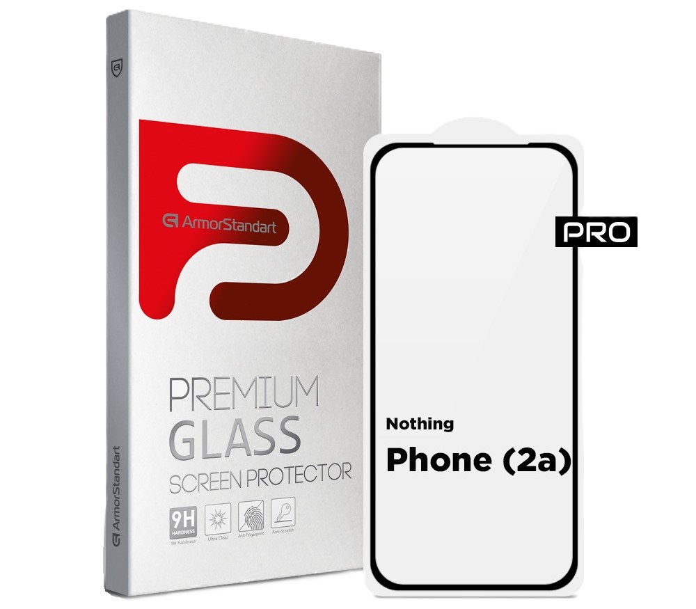 Захисне скло для смартфону Armorstandart Pro for Nothing Phone (2a) (ARM88014) - Фото 1