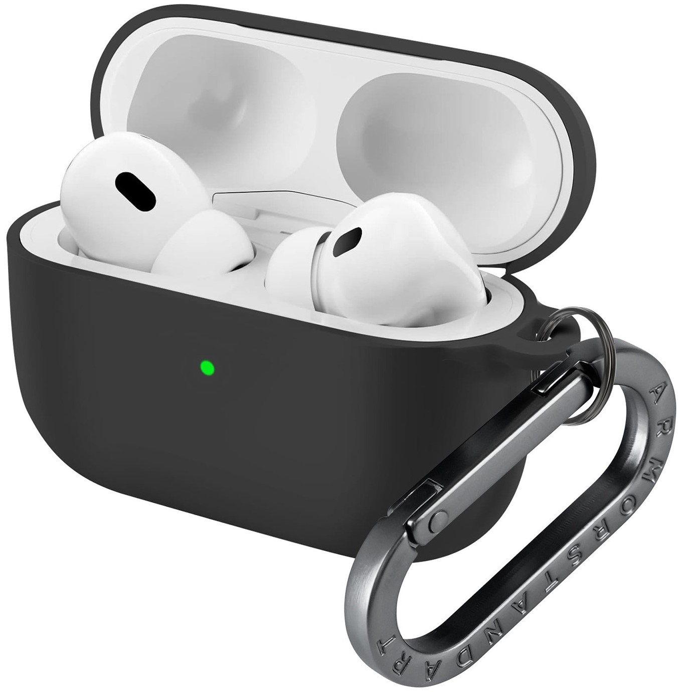Чехол для наушников Armorstandart Hang Case for Apple AirPods Pro 3 Black (ARM88271) - Фото 1