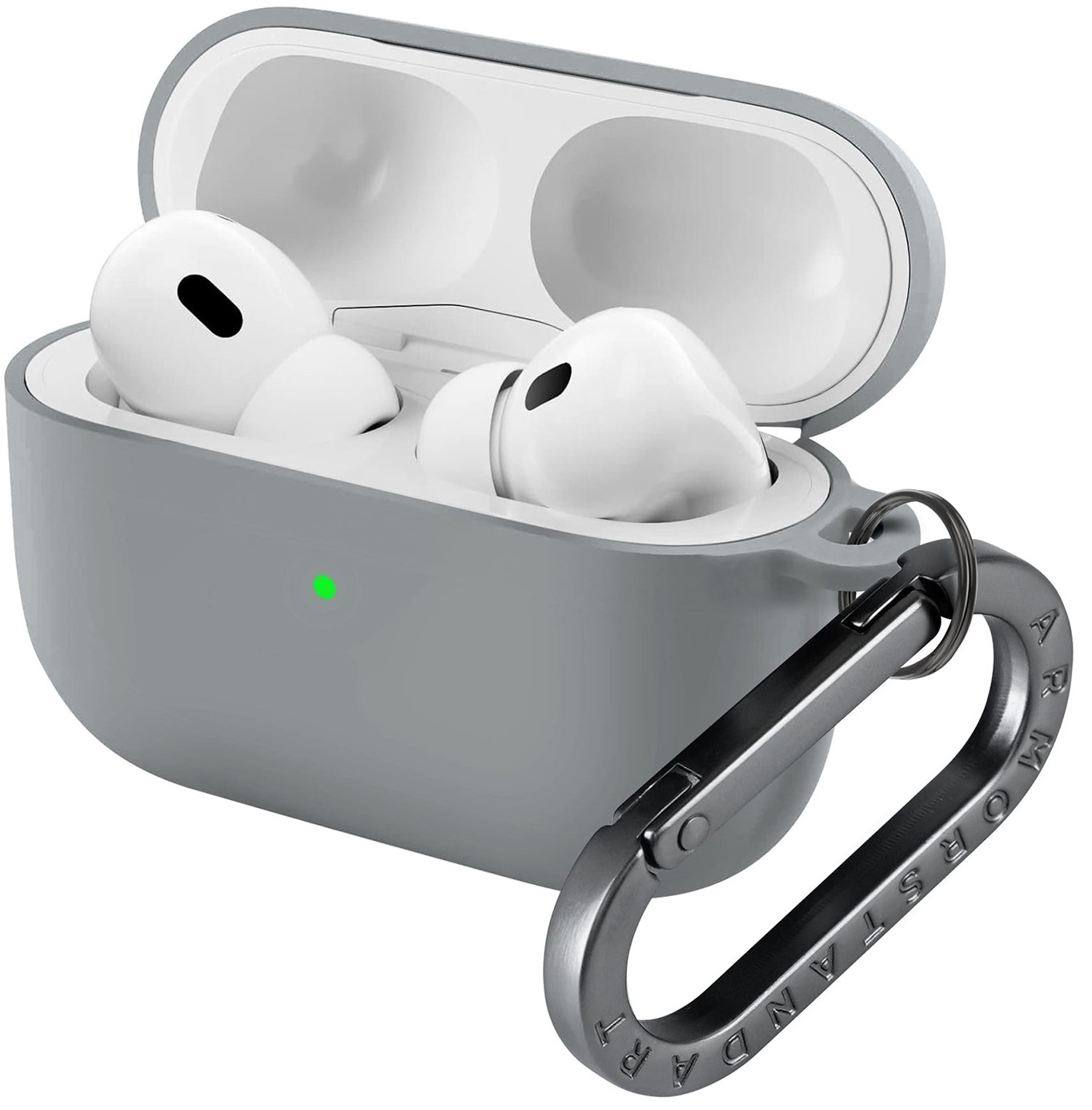 Чехол для наушников Armorstandart Hang Case for Apple AirPods Pro 3 Light Grey (ARM88275) - Фото 1