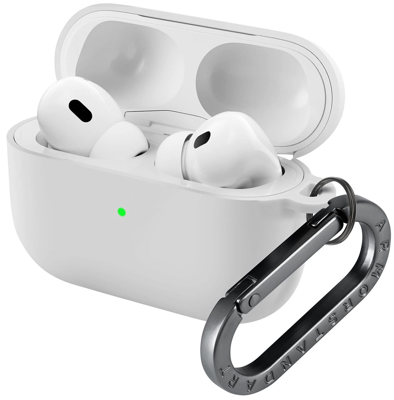 Чехол для наушников Armorstandart Hang Case for Apple AirPods Pro 3 White (ARM88284) - Фото 1