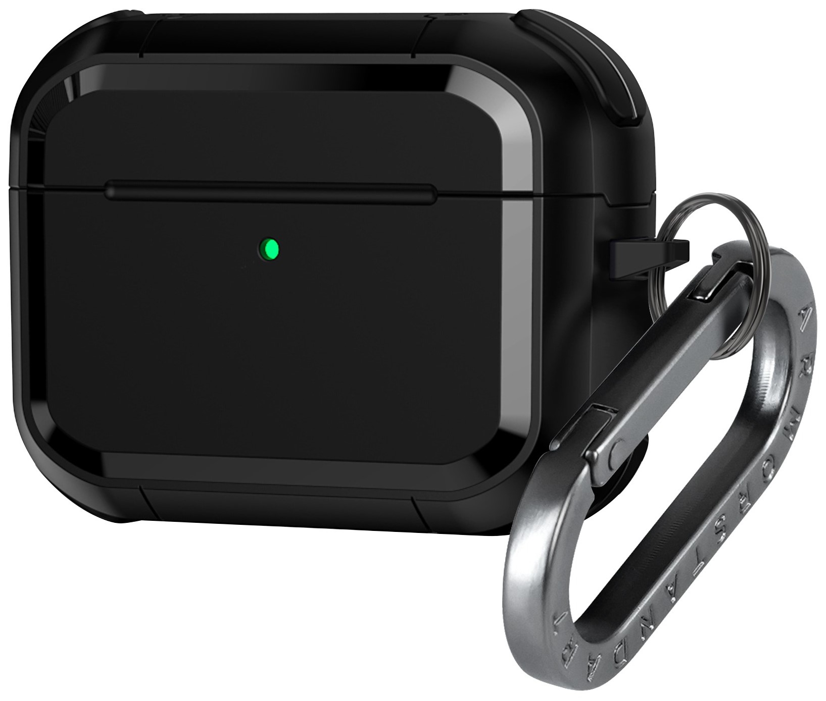 Чохол для навушників Armorstandart Panzer for Apple Airpods Pro 3 Black (ARM88286) - Фото 1