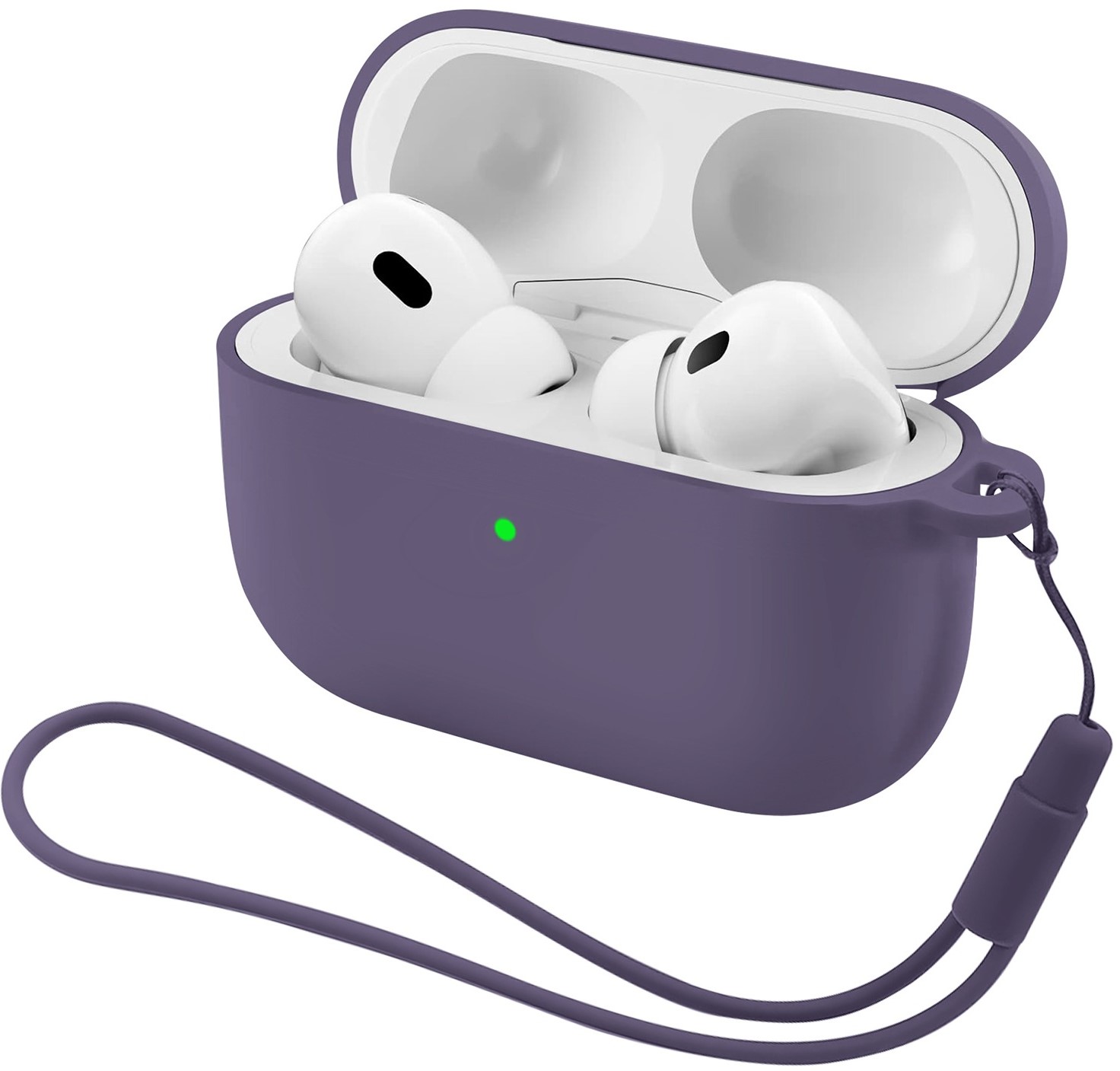 Купити Чохол для навушників Armorstandart Silicone Case with straps for Apple Airpods Pro 3 Dark Purple (ARM88294) - Фото 1 Чохол для навушників Armorstandart Silicone Case with straps for Apple Airpods Pro 3 Dark Purple (ARM88294) - Фото 1