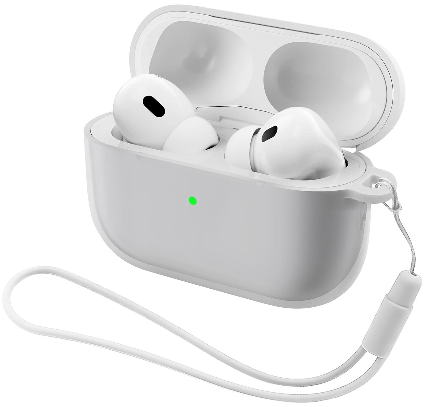 Купити Чохол для навушників Armorstandart Silicone Case with straps for Apple Airpods Pro 3 Transparent (ARM88300) - Фото 1 Чохол для навушників Armorstandart Silicone Case with straps for Apple Airpods Pro 3 Transparent (ARM88300) - Фото 1