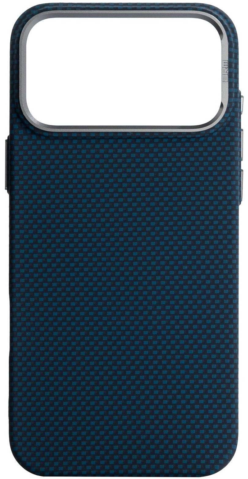Чохол для смартфону Armorstandart LikeCarbon2 MagCase for Apple iPhone 17 Pro Max Kevlar Dark Blue (ARM88553) - Фото 1