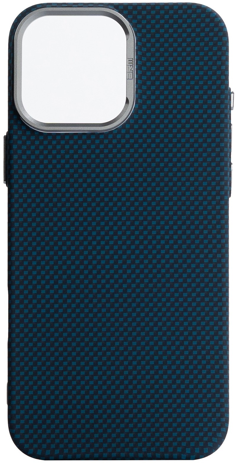 Чохол для смартфону Armorstandart LikeCarbon2 MagCase for Apple iPhone 16 Pro Max Kevlar Dark Blue (ARM88593) - Фото 1