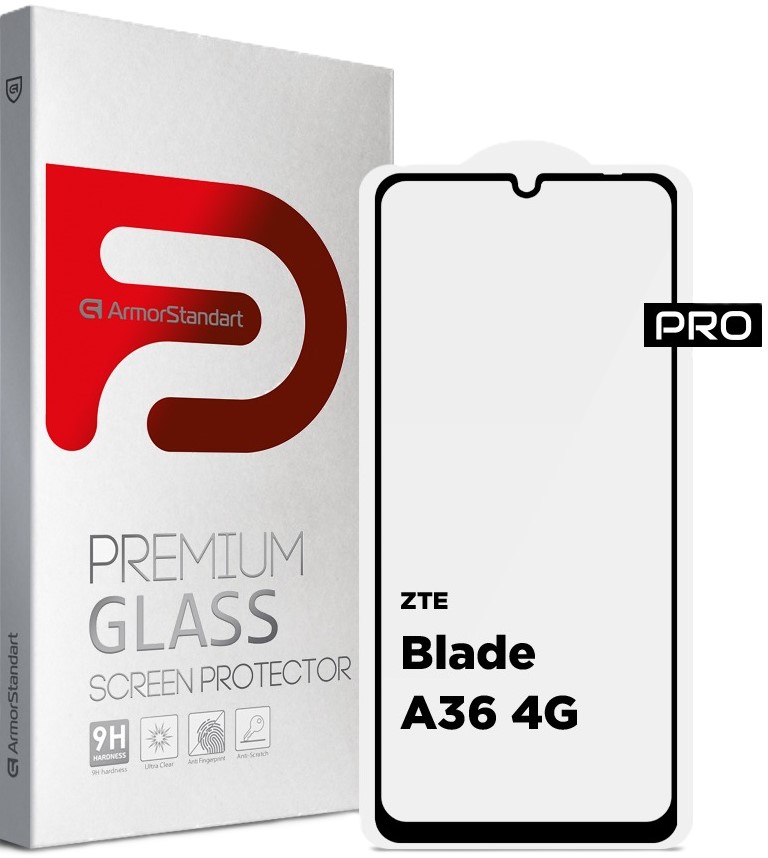 Защитное стекло для смартфона Armorstandart Pro for ZTE Blade A36 4G (ARM88874) - Фото 1