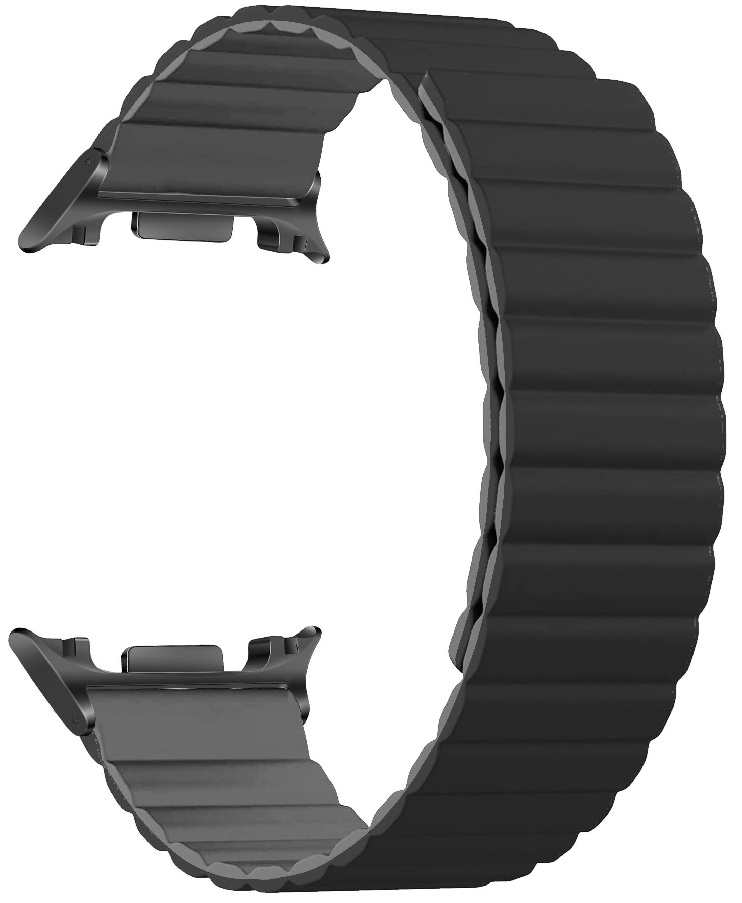 Ремешок для смарт-часов Armorstandart MagLink for Samsung Galaxy Watch 8 / 8 Classic Black Grey (black connector) (ARM88937) - Фото 1