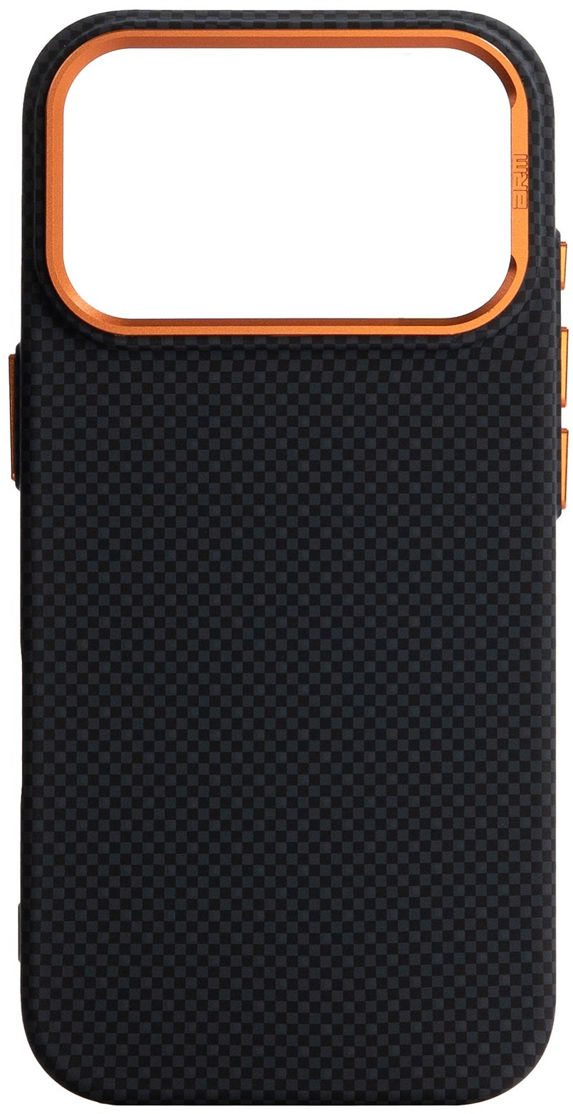Купити Чохол для смартфону Armorstandart LikeCarbon2 SE MagCase for Apple iPhone 17 Pro Max Kevlar Black Orange (ARM89165) - Фото 1 Чохол для смартфону Armorstandart LikeCarbon2 SE MagCase for Apple iPhone 17 Pro Max Kevlar Black Orange (ARM89165) - Фото 1