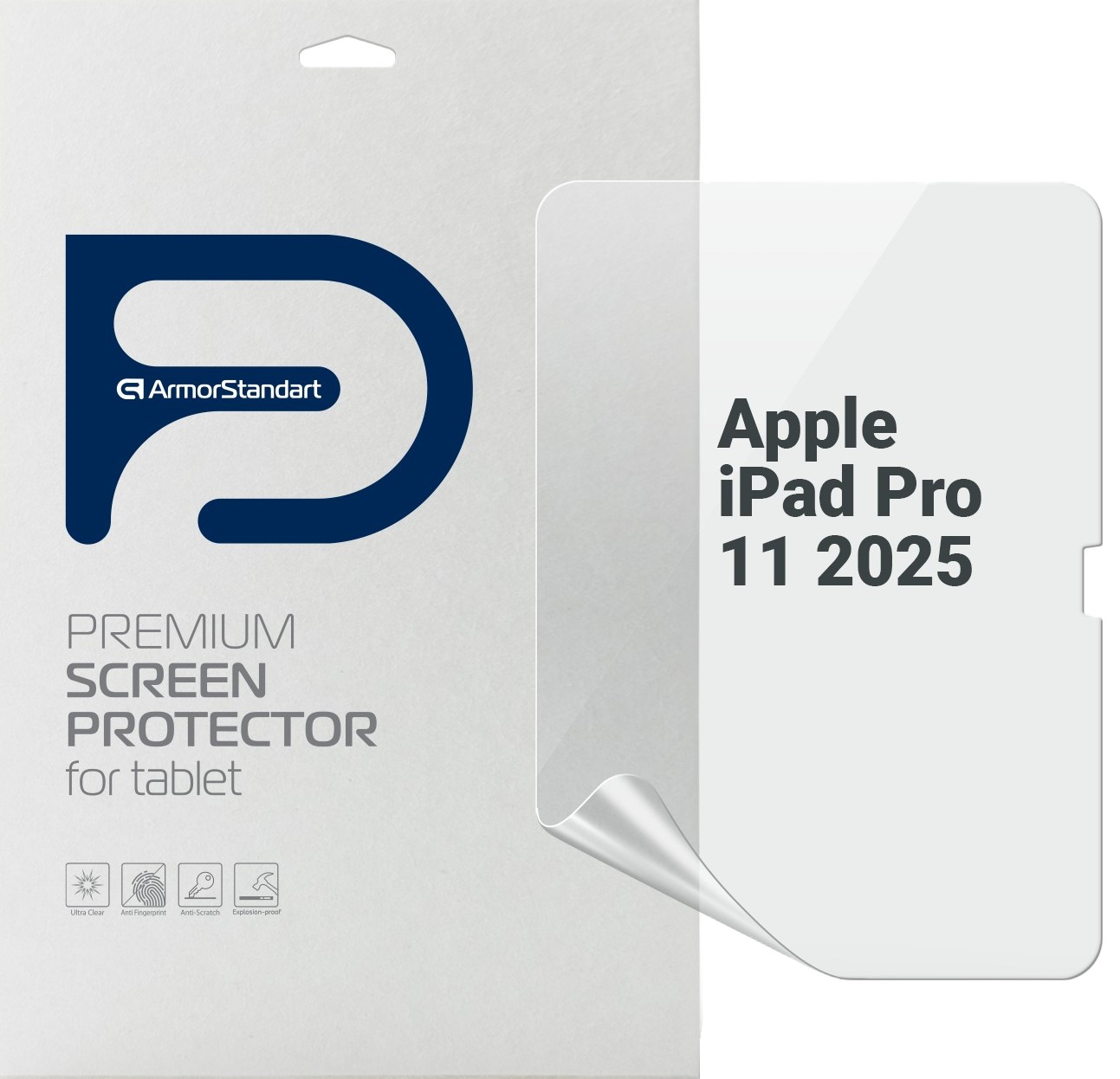 Купити Захисна плівка для планшета Armorstandart for Apple iPad Pro 11 2025 (ARM89474) - Фото 1 Захисна плівка для планшета Armorstandart for Apple iPad Pro 11 2025 (ARM89474) - Фото 1