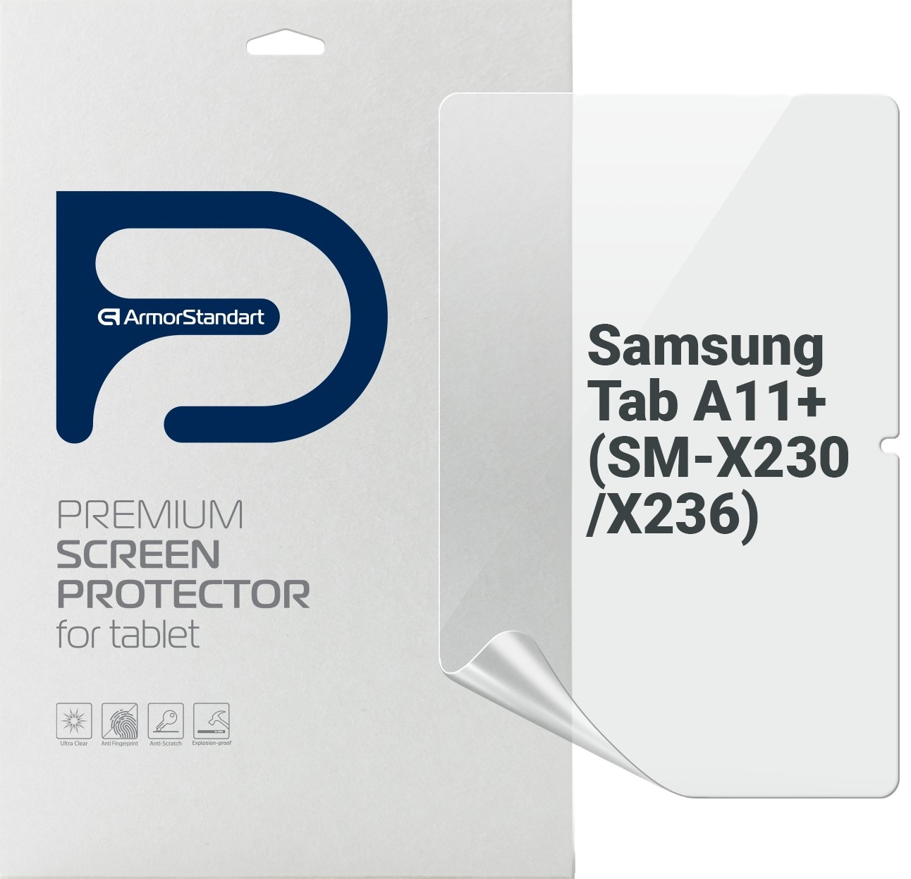 Захисна плівка для планшета Armorstandart for Samsung Tab A11+ (SM-X230/X236) (ARM89827) - Фото 1