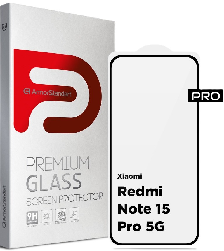 Защитное стекло для смартфона Armorstandart Pro for Xiaomi Redmi Note 15 Pro 5G (ARM90802)
