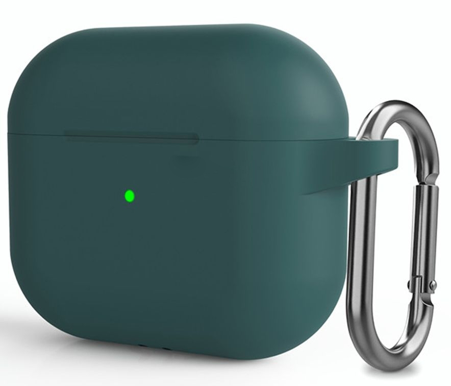 Чехол для наушников Armorstandart Hang Case for Apple AirPods 3 Dark Green (ARM60309) - Фото 1