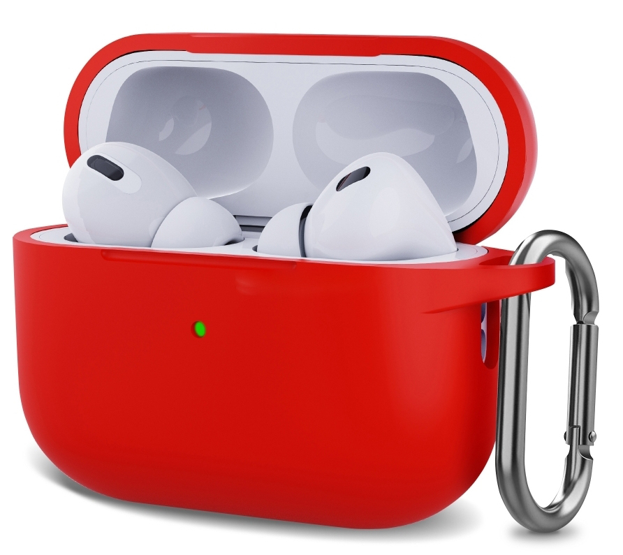 Чехол для наушников Armorstandart Hang Case for Apple AirPods Pro 2 Red (ARM68597) - Фото 1