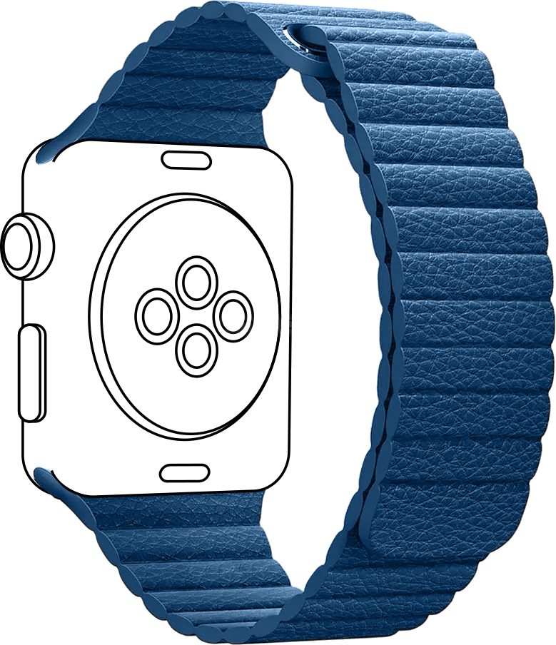 Ремешок для смарт-часов Armorstandart Loop for Apple Watch All Series 38/40/41mm Cape Cod Blue (ARM53316) - Фото 1