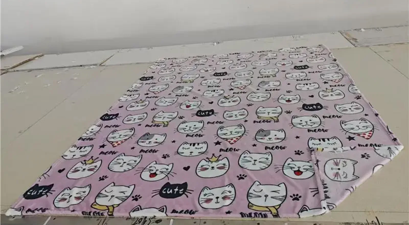 Одеяло демисезонное двуспальное Ardesto Flannel 160х200 см котики (ART0132PB) - Фото 1