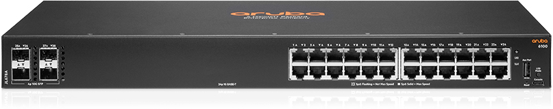 Коммутатор локальной сети (Switch) Aruba 24G 4SFP+/6100 (JL678A) - Фото 1