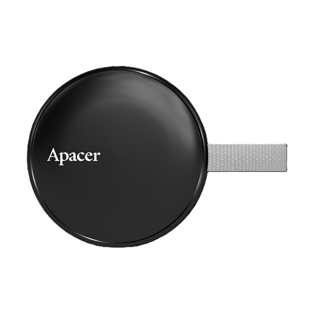 SSD-накопичувач зовнішній Apacer USB 256GB Magnetic Portable AS725 Black (AP256GAS725B-1) - Фото 1