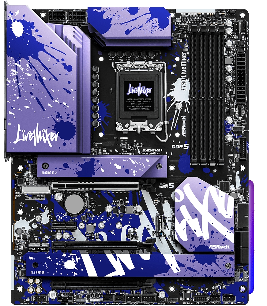 Материнская плата ASRock DDR5 Z790 LIVEMIXER - Фото 1