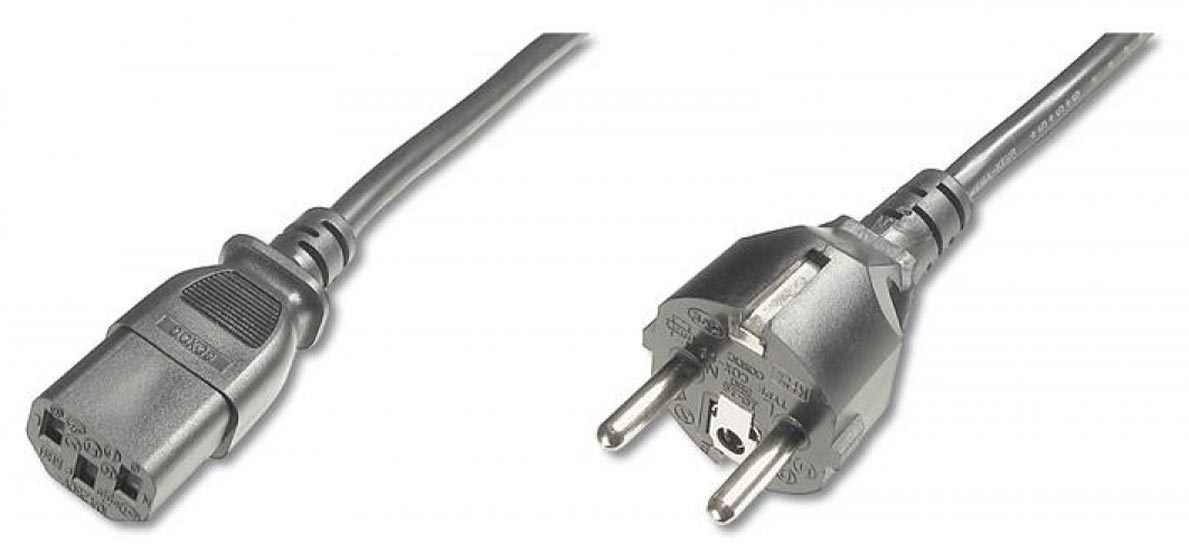 Кабель питания Assmann CEE 7/7 Typ-F - C13 (AK-440101-018-S) - Фото 1