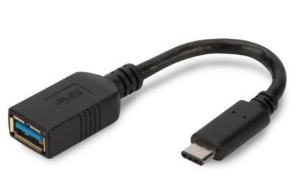 Переходник Assmann USB 3.0 (AF/Type-C) OTG 0.15m (AK-300315-001-S) - Фото 1
