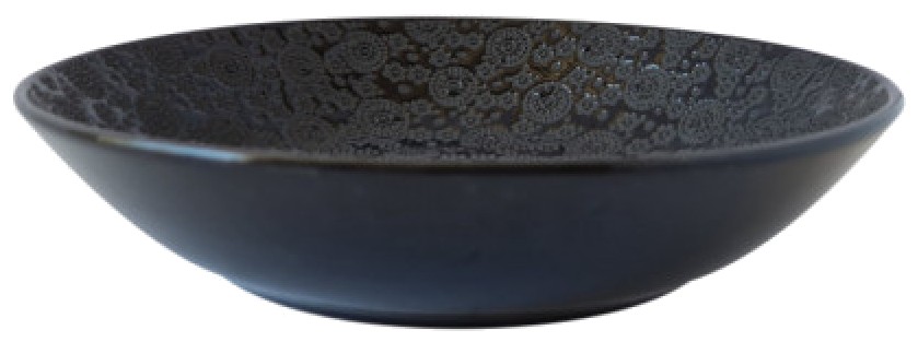 Тарелка суповая Astera Japan Black 20 см (A0640-JB002) - Фото 1