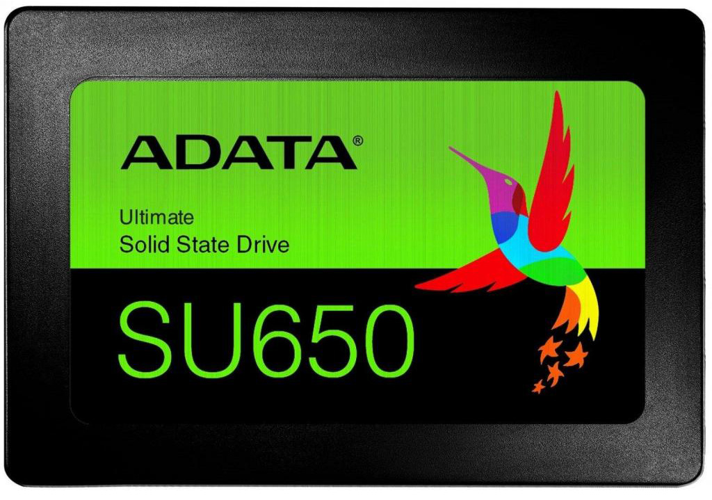 SSD-накопитель внутренний ADATA 2.5" 480GB SU650 SATA 3D TLC (ASU650SS-480GT-R) - Фото 1