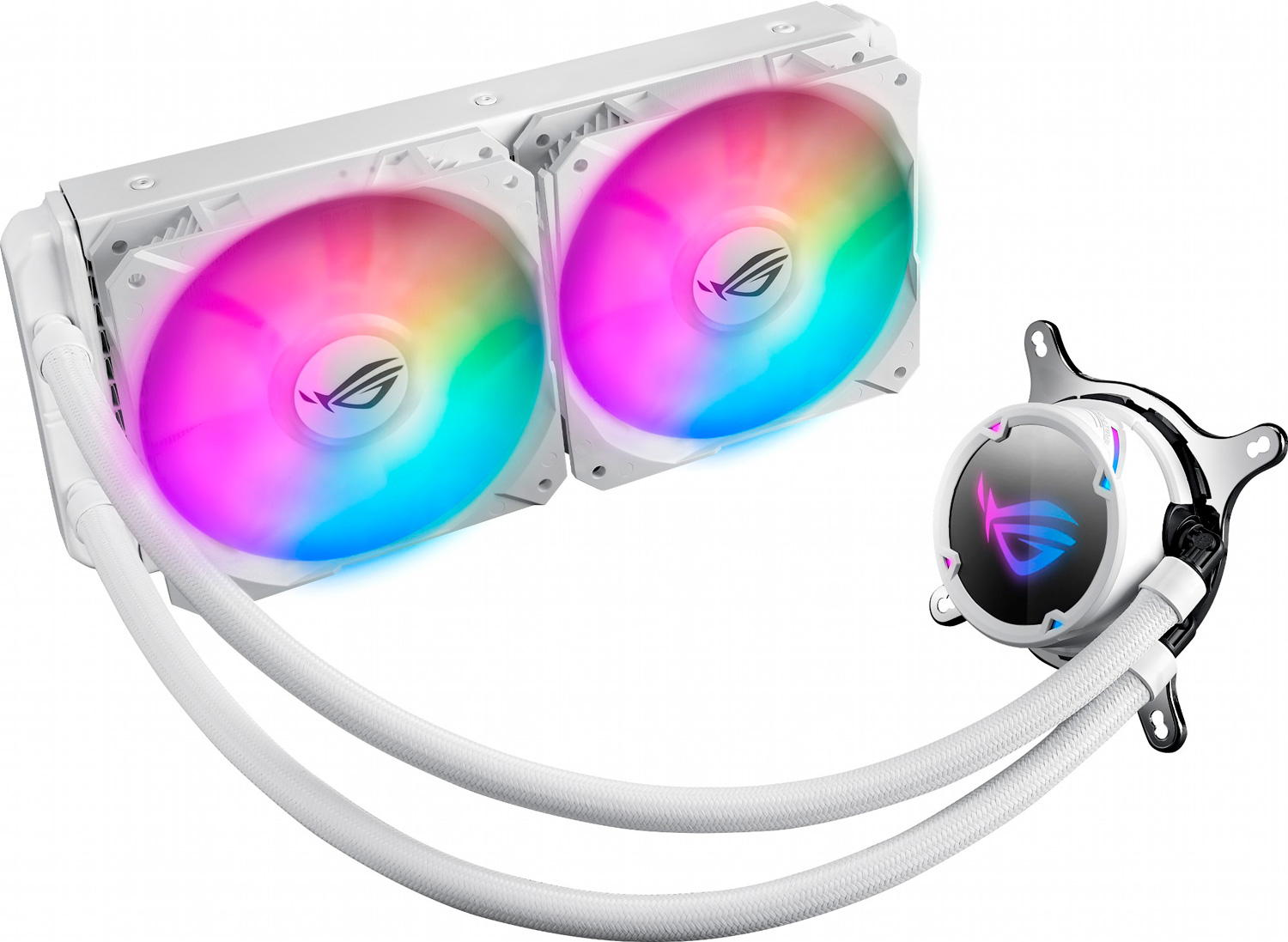 Водяная система охлаждения Asus ROG Strix LC 240 RGB (ROG-STRIX-LC-240 RGB White) - Фото 1