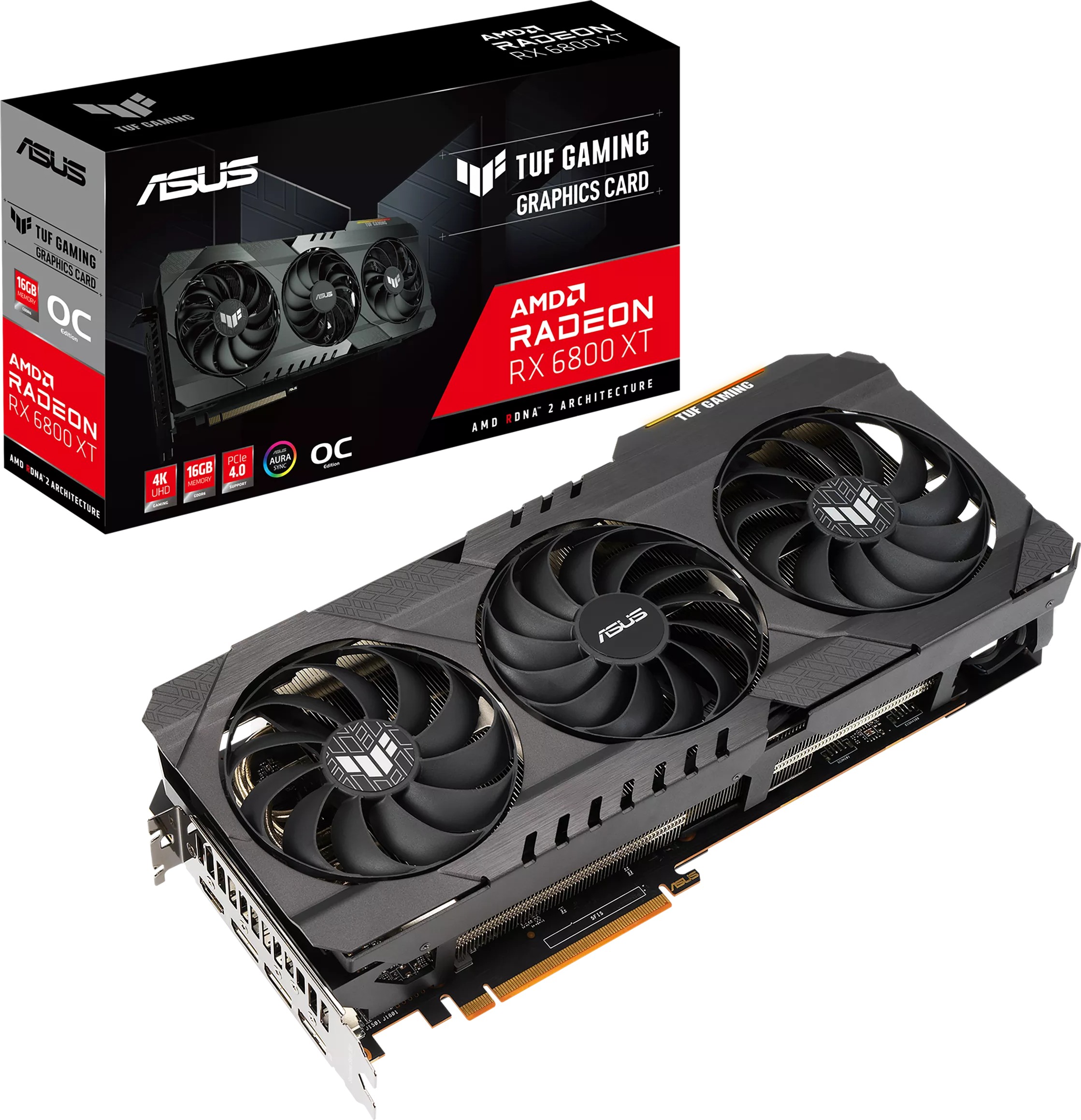 Видеокарта Asus AMD RX 6800 XT (TUF-RX6800XT-O16G-GAMING) купить - цена ...