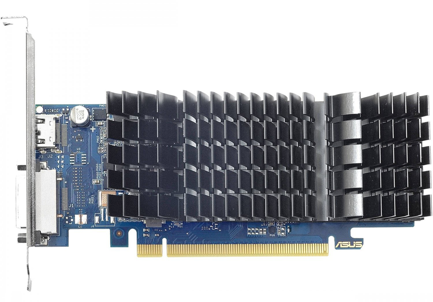 Відеокарта Asus GF GT 1030 2 Гб GDDR5 (GT1030-SL-2G-BRK) - Фото 1